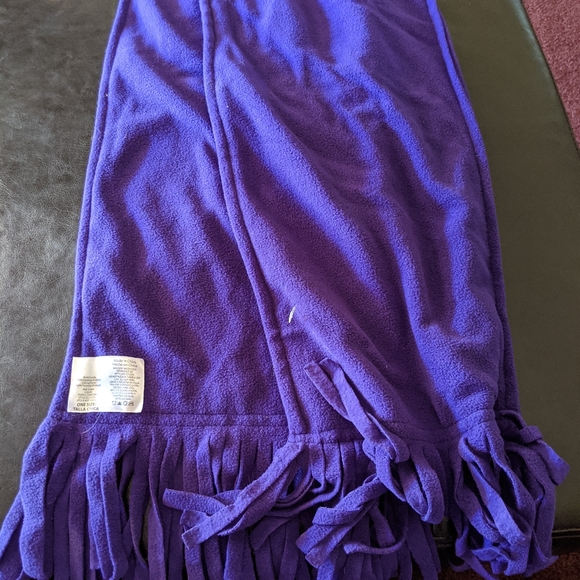 3 for $15 Purple Scarf with Fringe - Picture 2 of 2
